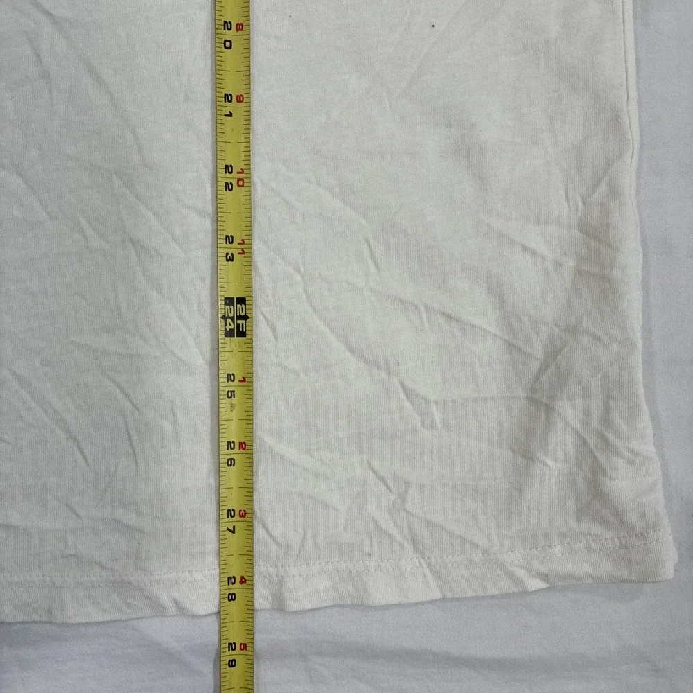 Local Celebrity 'Call My Agent' White V-Neck T-Shirt Men's Medium Retro Y2K New - Picture 5 of 11